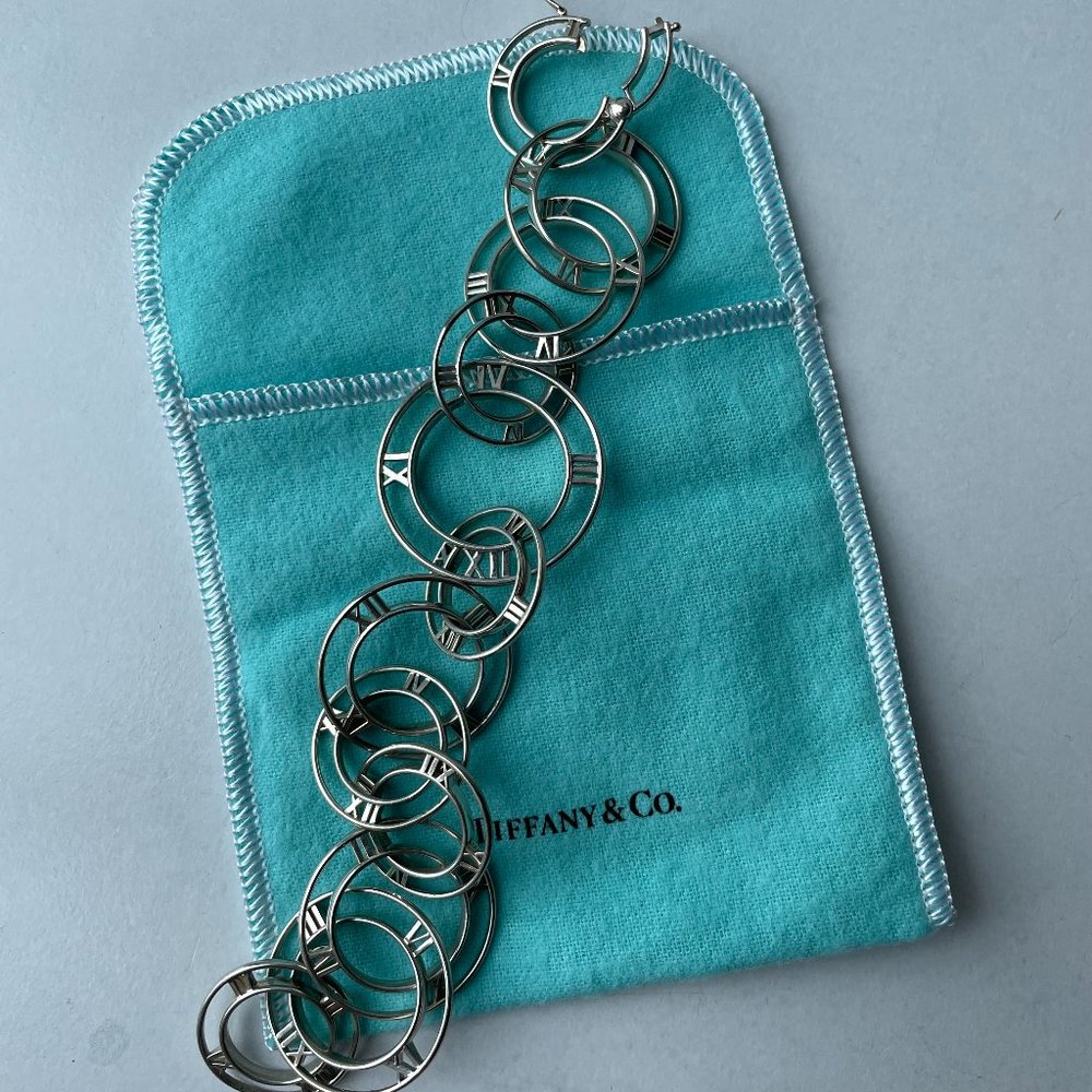 Tiffany Sterling Silver "Atlas" Link Bracelet